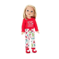 Holiday Wish List PJs for WellieWishers™ Dolls