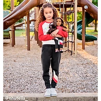 American Girl® x Janie and Jack: Maritza’s™ Black Striped Joggers for Girls