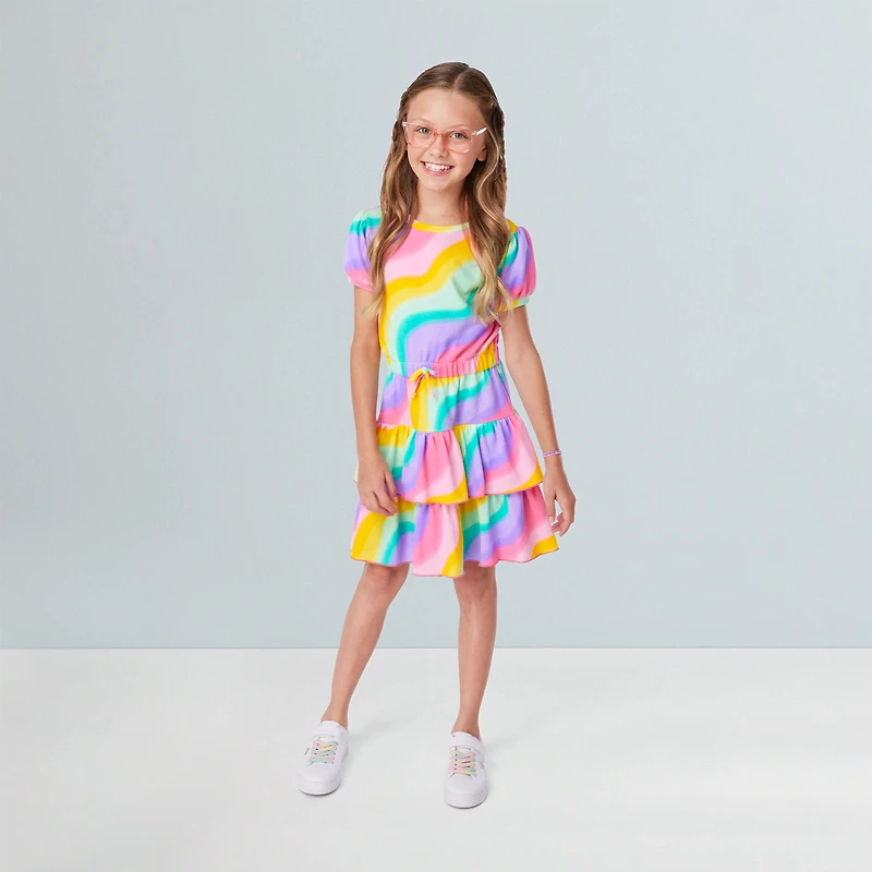 Summer's™ Rainbow Swirl Dress for Girls & 18-inch Dolls + Summer Doll (Girl of the Year™ 2025)