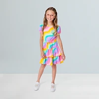 Summer's™ Rainbow Swirl Dress for Girls & 18-inch Dolls + Summer Doll (Girl of the Year™ 2025)