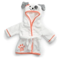 Comfy Puppy Robe Set for Girls & 18-inch Dolls