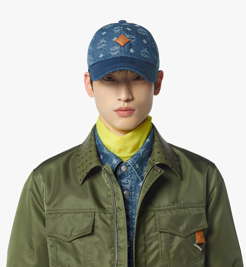 Classic Cap in Monogram Denim Jacquard