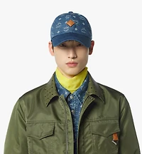Classic Cap in Monogram Denim Jacquard