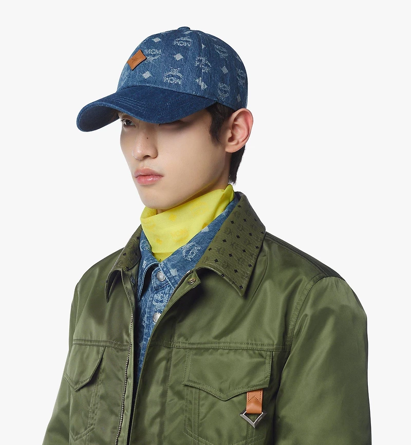 Classic Cap in Monogram Denim Jacquard