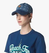 Classic Cap in Monogram Denim Jacquard
