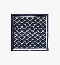Lauretos Monogram Bandana Scarf