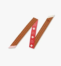 Reversible Monogram Print Petite Scarf in Organic Silk