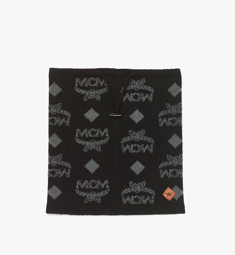 Neck Warmer in Monogram Wool Jacquard