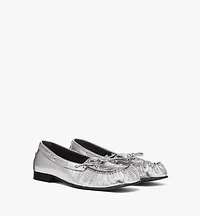 Moccasin Metallic Calf Leather