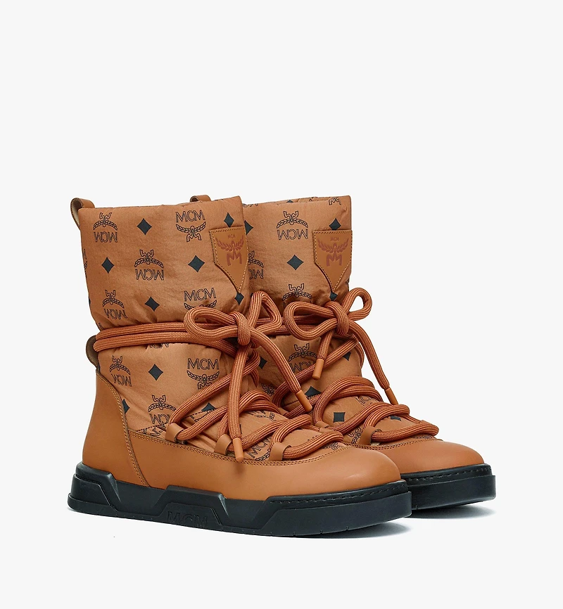 Skyward Ankle Boots Padded Monogram Nylon