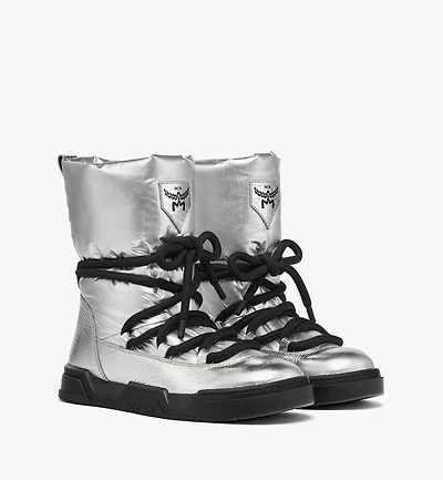 Skyward Ankle Boots Metallic Calf Leather