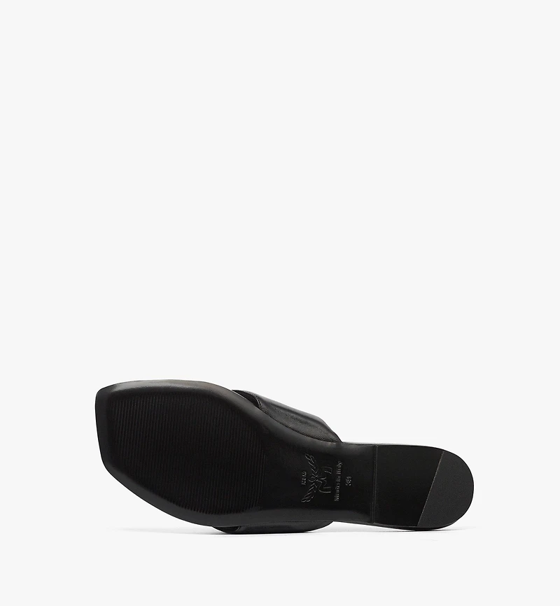Flat Sandals Lamb Leather