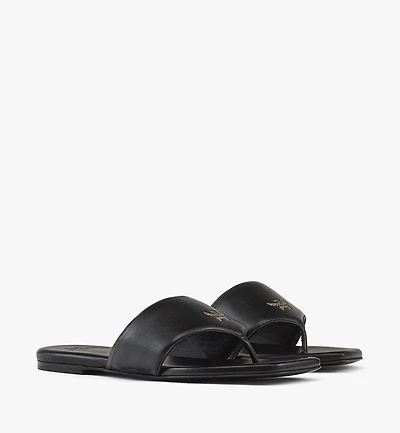 Flat Sandals Lamb Leather