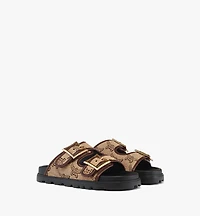 Sandals Lauretos Raffia Jacquard