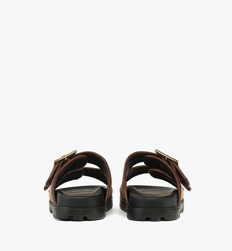 Sandals Lauretos Raffia Jacquard