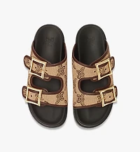 Sandals Lauretos Raffia Jacquard