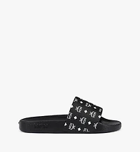 Monogram Print Rubber Slides