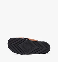 Cross Sandal in VIsetos Leather Mix