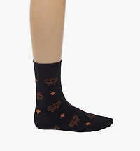 Monogram Knit Socks