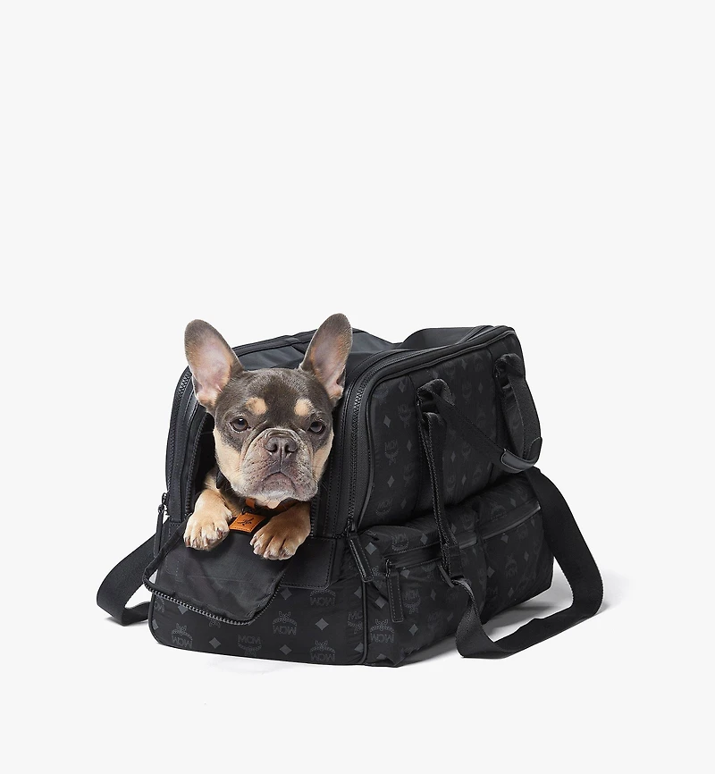 Pet Carrier in Monogram Nylon and Leather