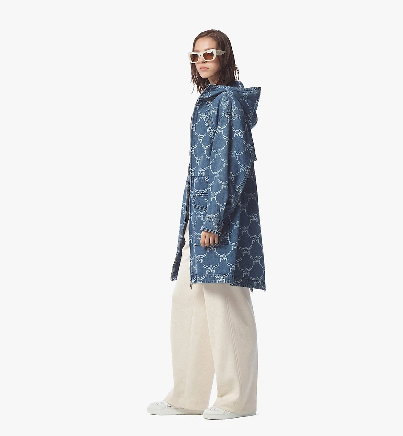 Lauretos Monogram 2-in-1 Denim Parka