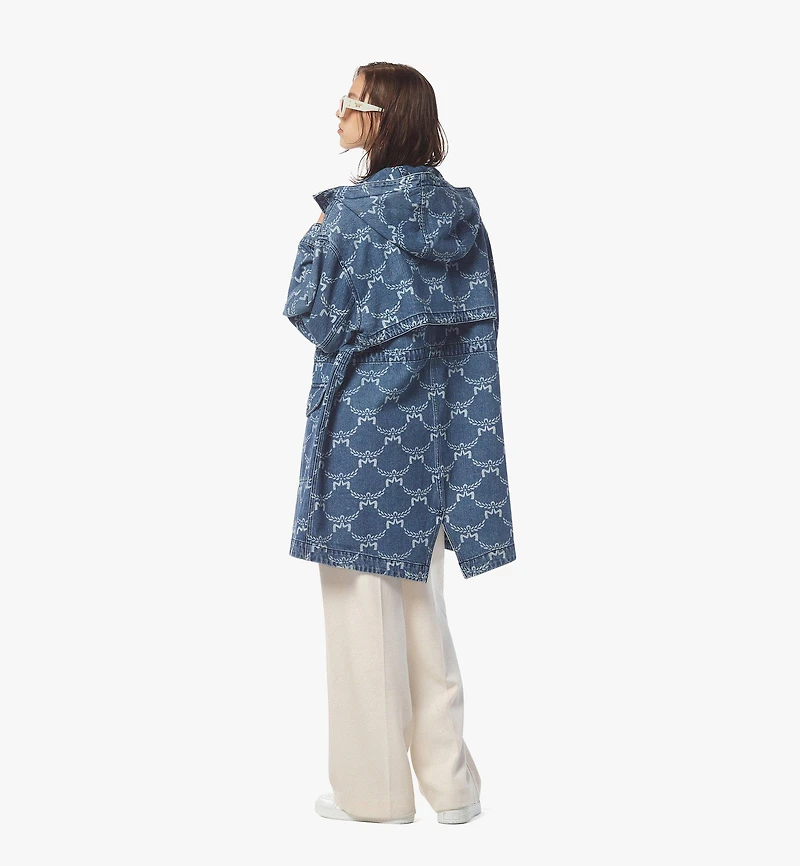 Lauretos Monogram 2-in-1 Denim Parka