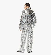 Après-Ski Quilted Puffer Jacket Metallic Polyester