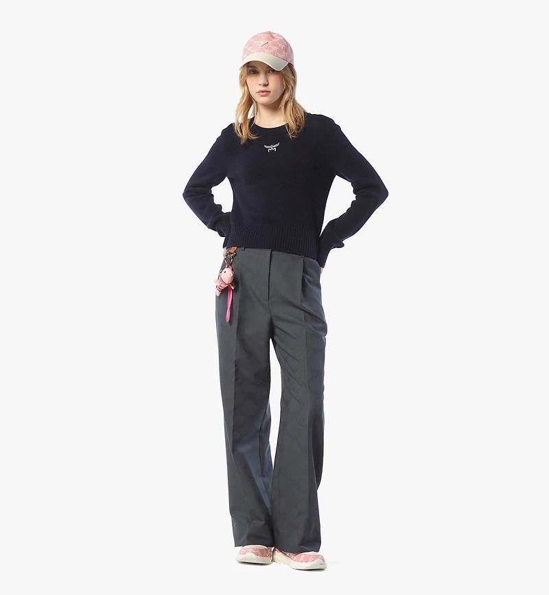Laurel Cropped Sweater Wool and Recycled Cashmere