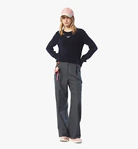 Laurel Cropped Sweater Wool and Recycled Cashmere