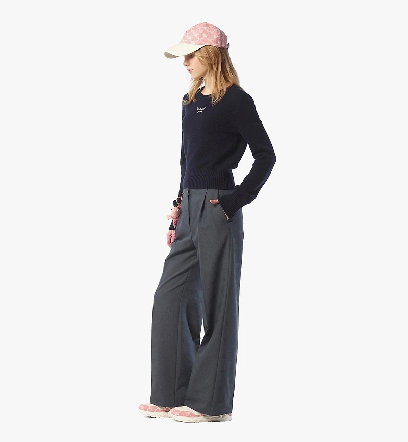 Laurel Cropped Sweater Wool and Recycled Cashmere