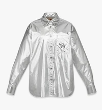 Oversized Shirt Metallic Polyester