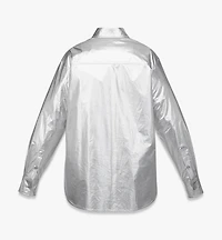 Oversized Shirt Metallic Polyester