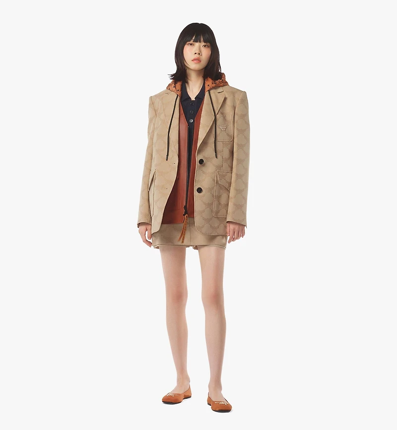 Lauretos Wool Jacquard Jacket