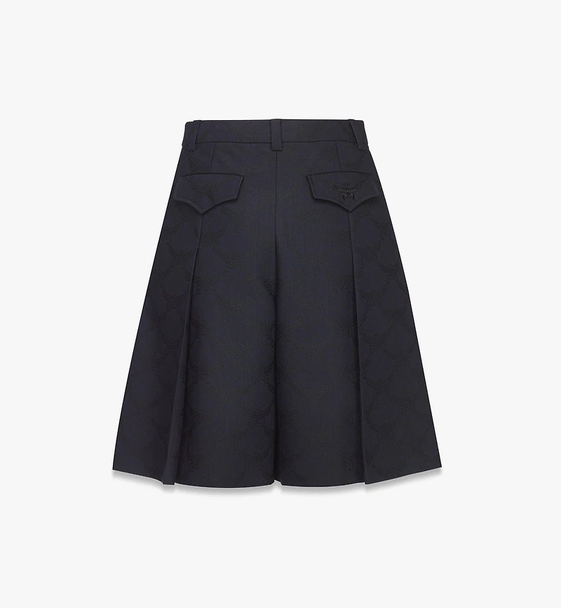 Lauretos Wool Jacquard Shorts
