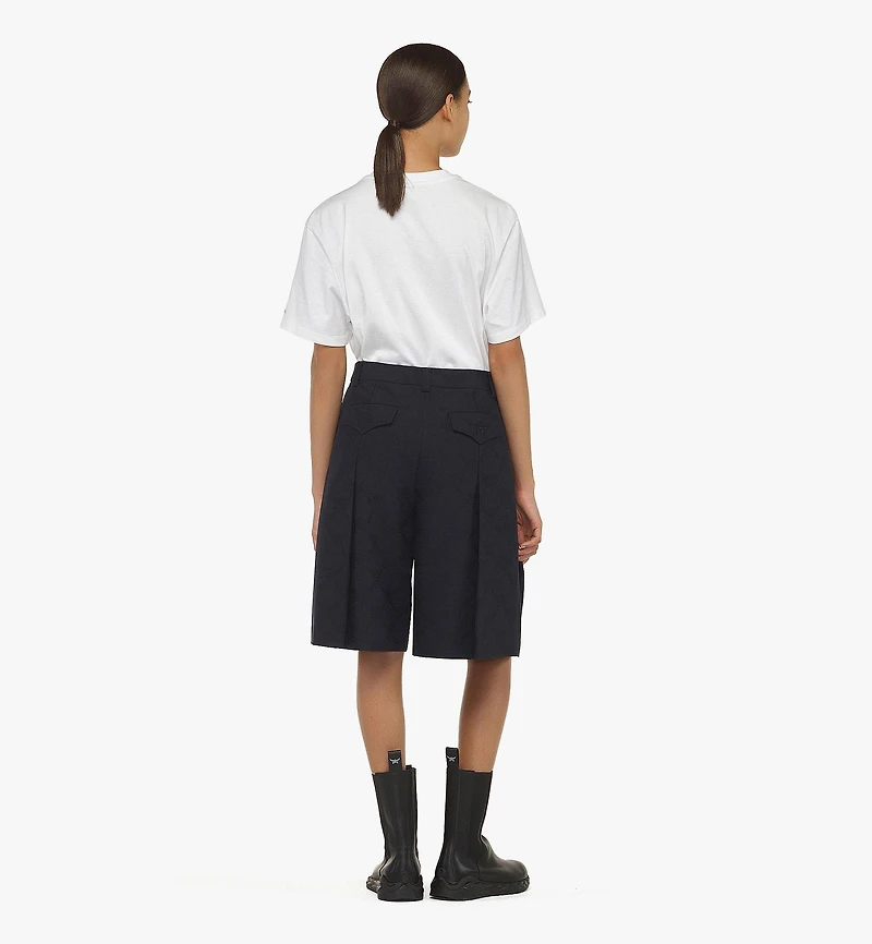 Lauretos Wool Jacquard Shorts