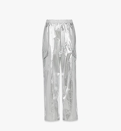 Cargo Pants Metallic Polyester