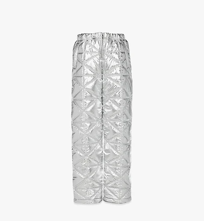 Après-Ski Quilted Pants Metallic Polyester