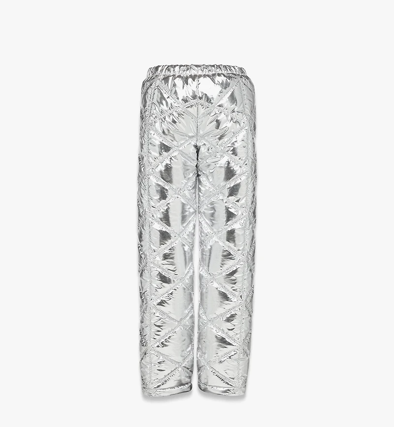 Après-Ski Quilted Pants Metallic Polyester