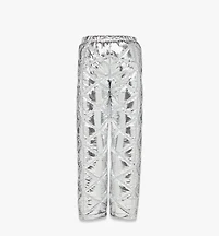Après-Ski Quilted Pants Metallic Polyester