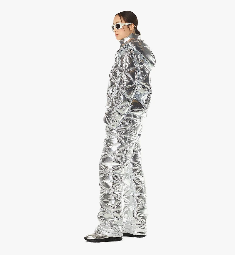 Après-Ski Quilted Pants Metallic Polyester