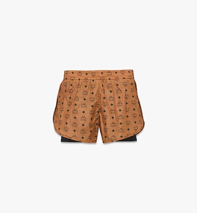 Monogram Print Shorts in ECONYL®
