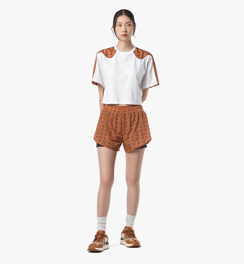 Monogram Print Shorts in ECONYL®