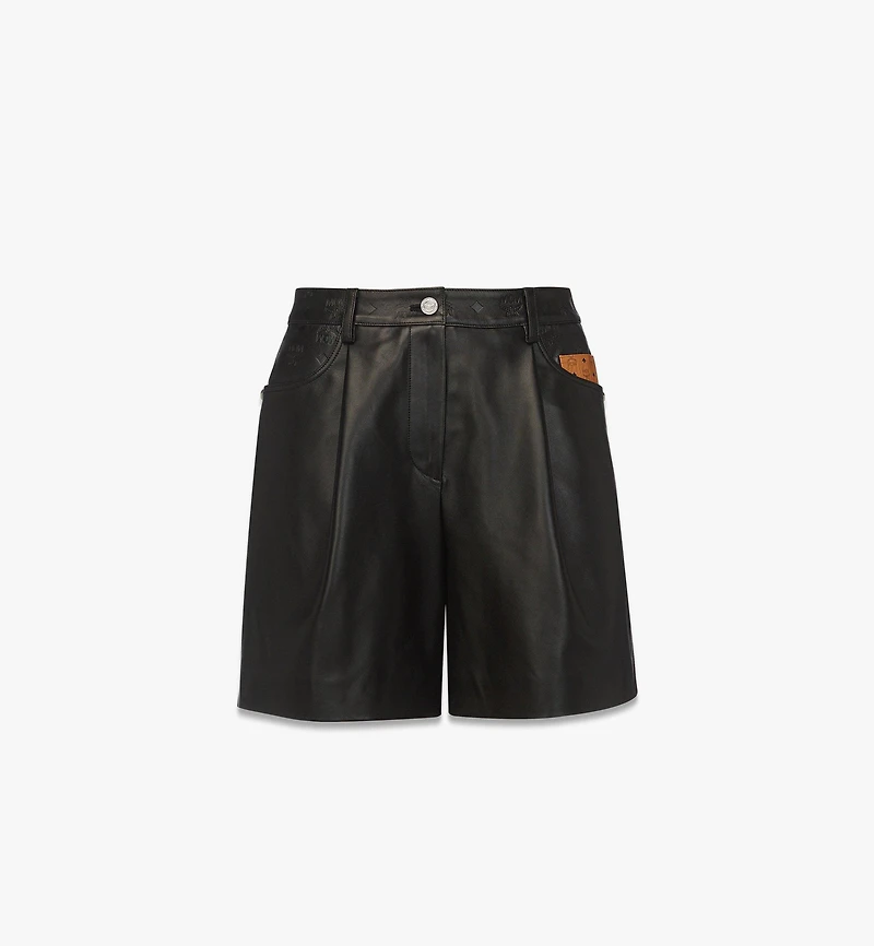 Bermuda Shorts Lamb Leather