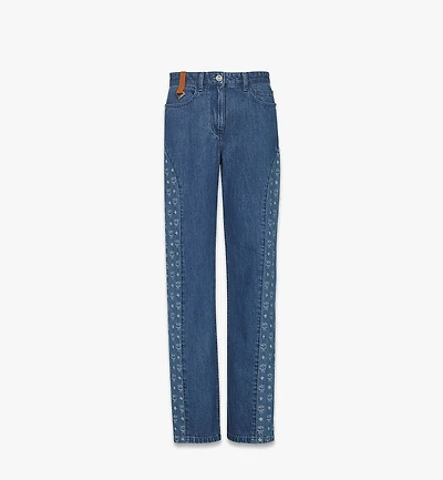 Monogram Jeans Denim Jacquard