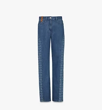 Monogram Jeans Denim Jacquard