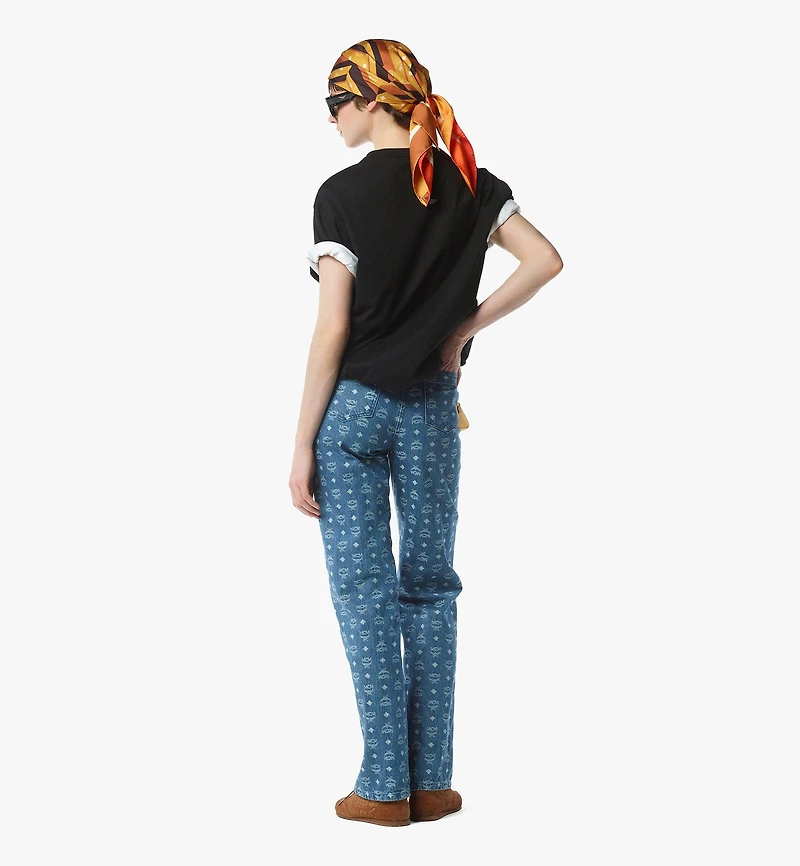 Monogram Jeans Denim Jacquard