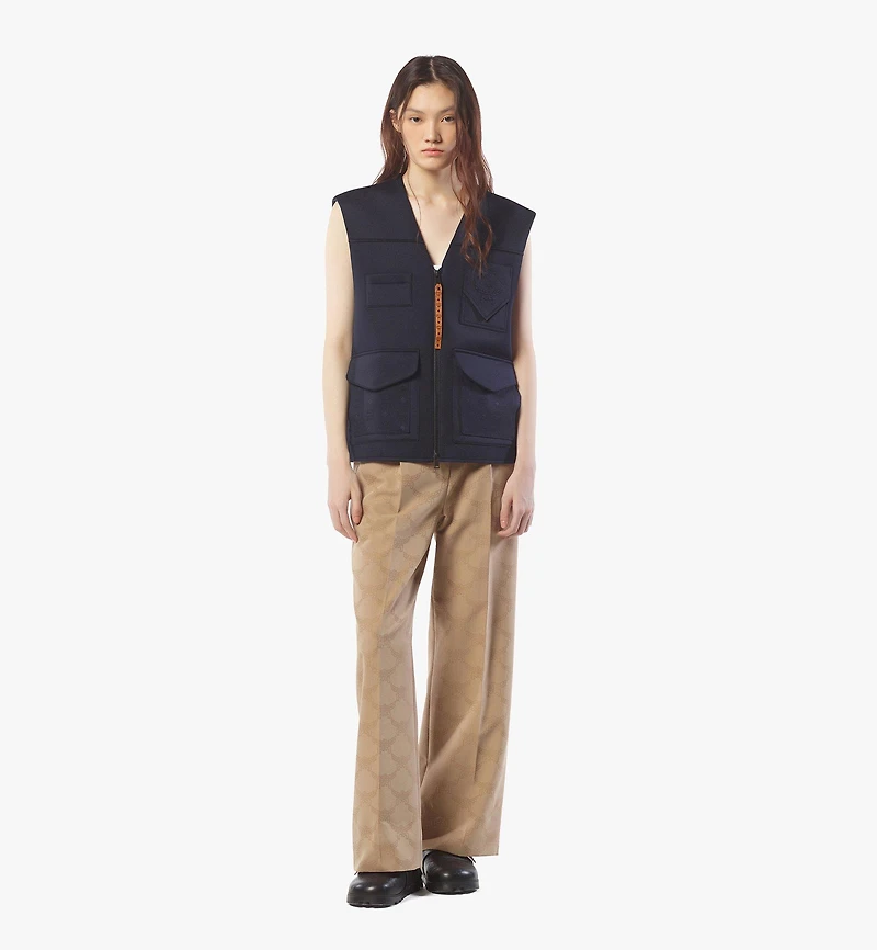 Lauretos Wool Jacquard Pants