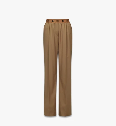 Monogram Pants Wool Twill