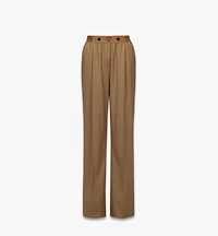 Monogram Pants Wool Twill