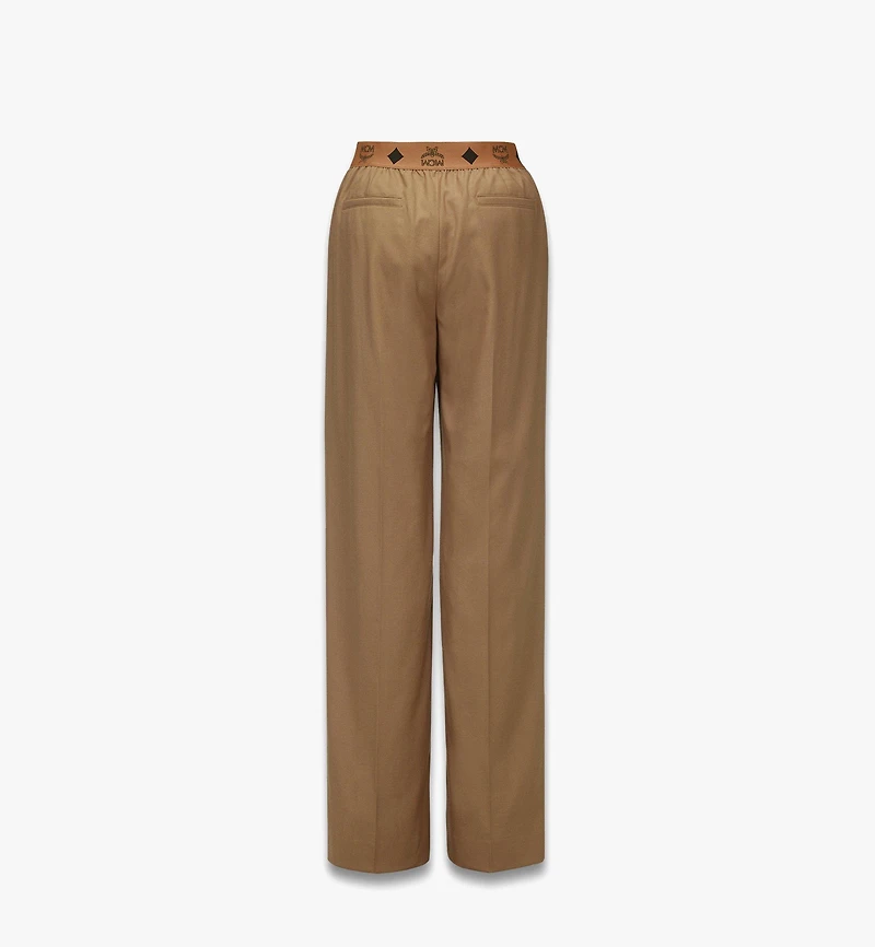 Monogram Pants Wool Twill